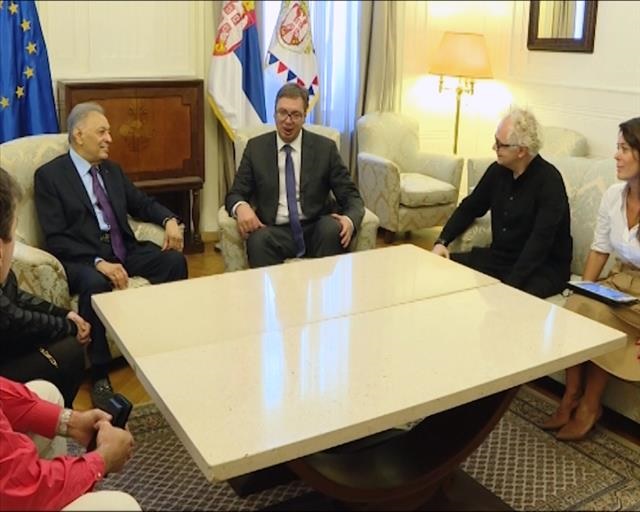 Вучић примио Зубина Мехту: Зграда филхармоније мора бити завршена до 2020. године